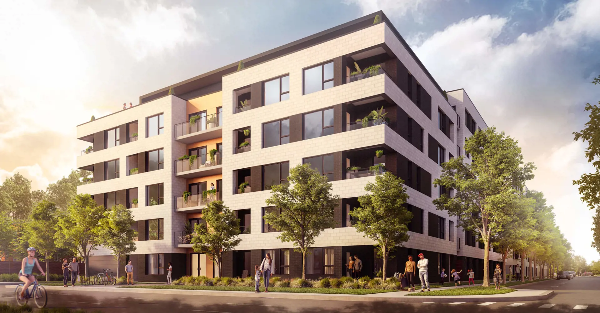 Les Cours Bellerive - Phase 2 located at Les Course Bellerive Community  | Avenue Dubuisson & Avenue Meese,  Montréal,   QC image