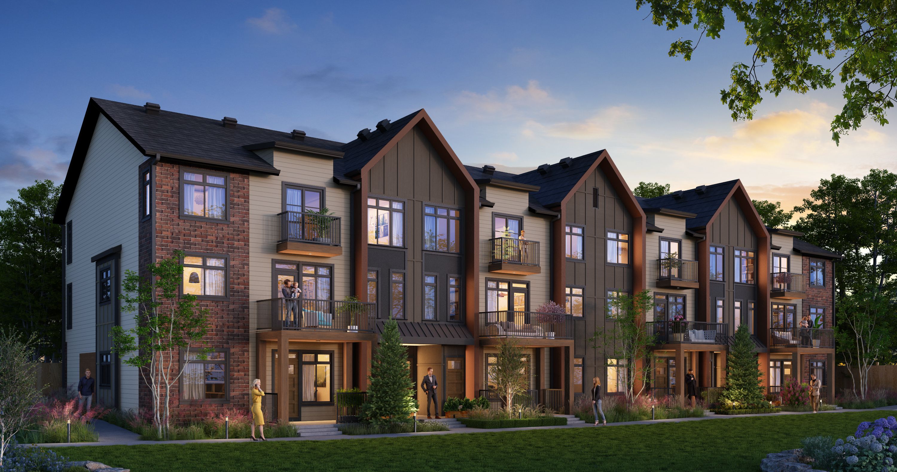 Livingston Essential Townhomes located at 14658 1 Street Northwest,  Calgary,   AB image